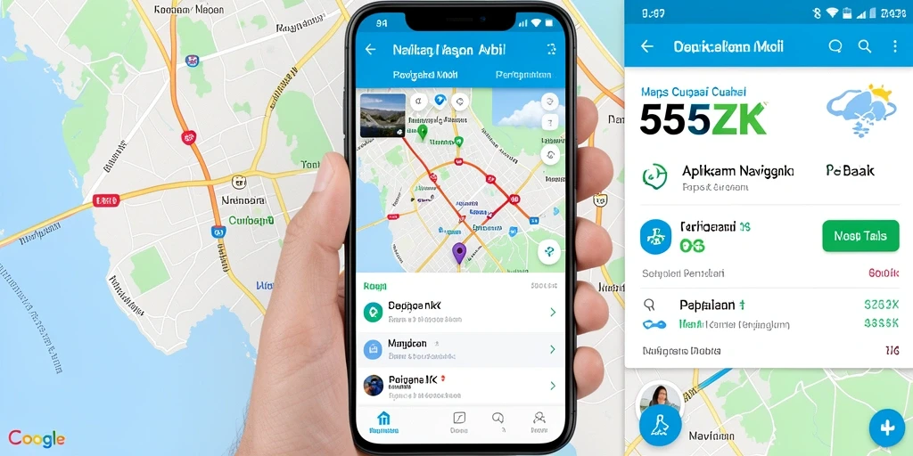 Tampilan antarmuka 555ZK yang informatif dan mudah digunakan.
