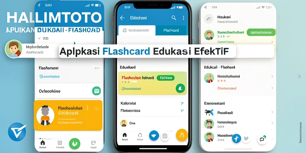 Antarmuka <strong>HALIMTOTO</strong> menampilkan fungsi utama aplikasi Flashcard dengan jelas.